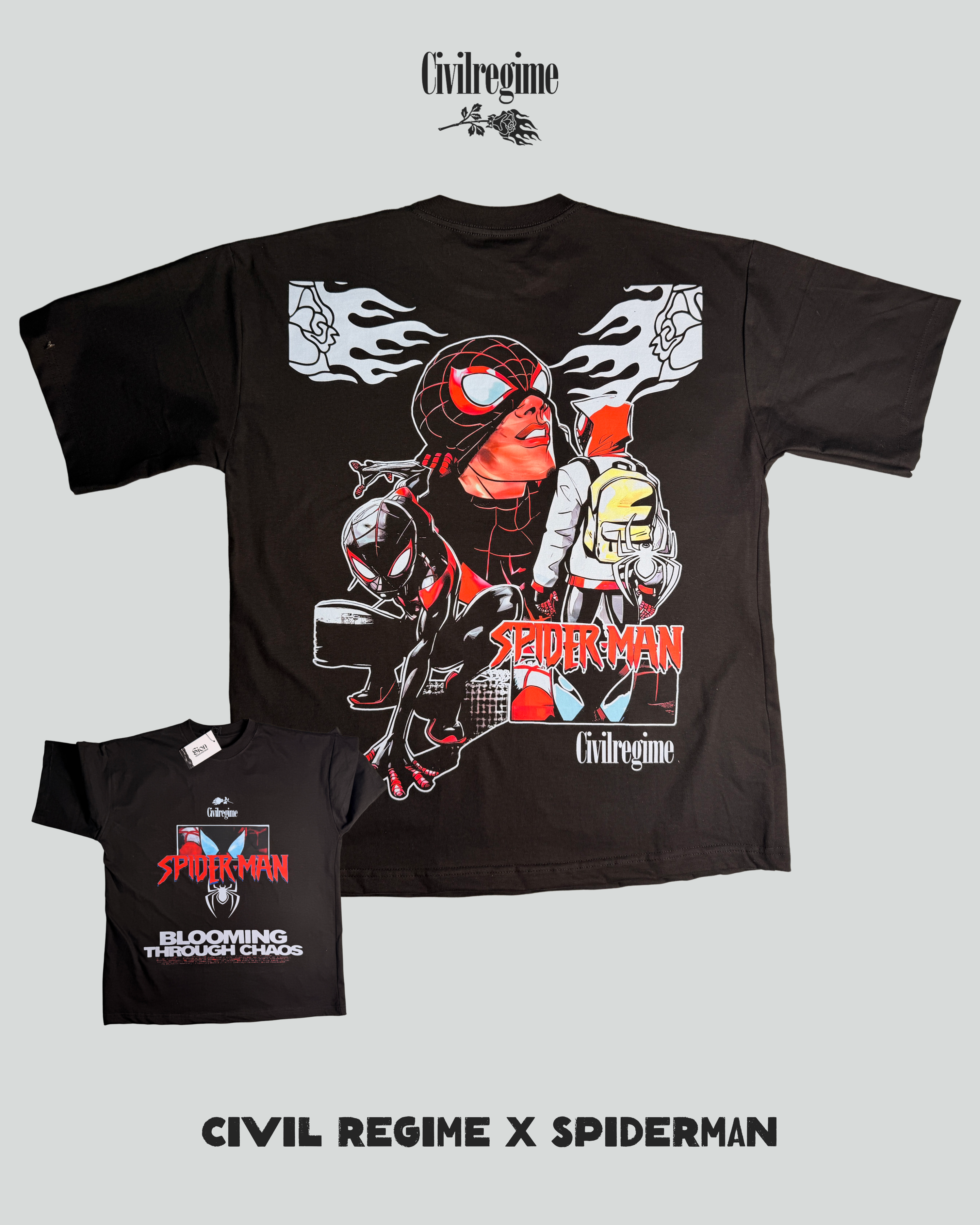 Oversize Civil Regime X Spiderman