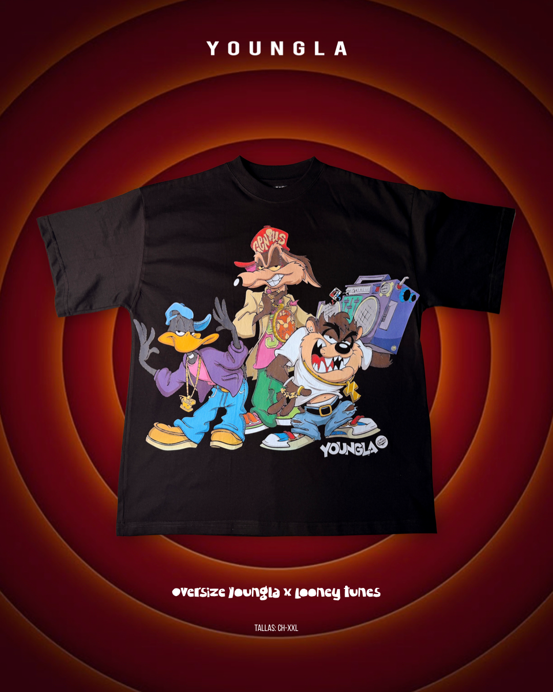 Oversize Looney Tunes- Youngla