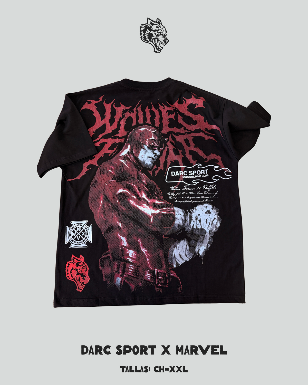 Oversize Wolves Daredevil- Darc Sport