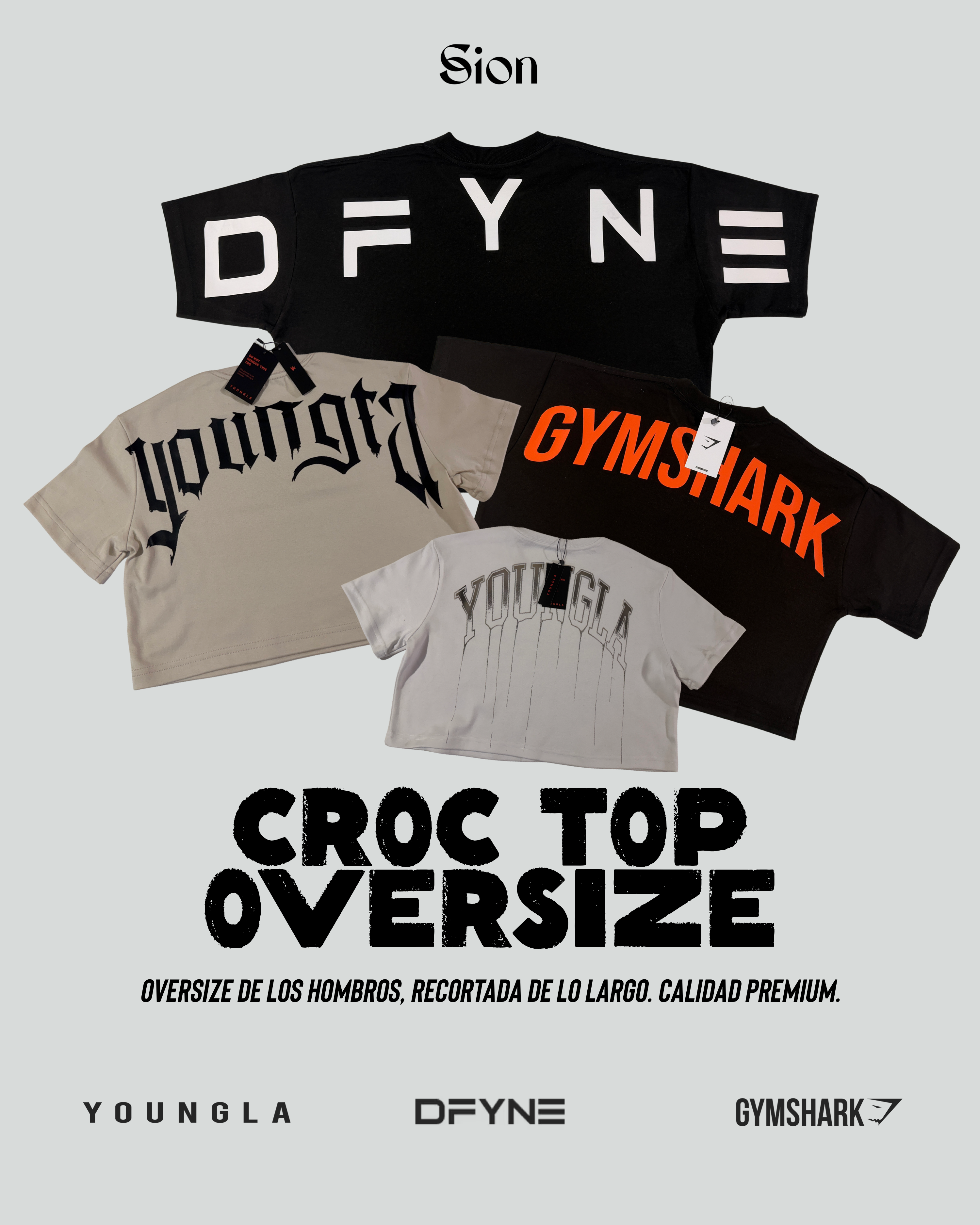 Crop Top Oversize- Gymshark
