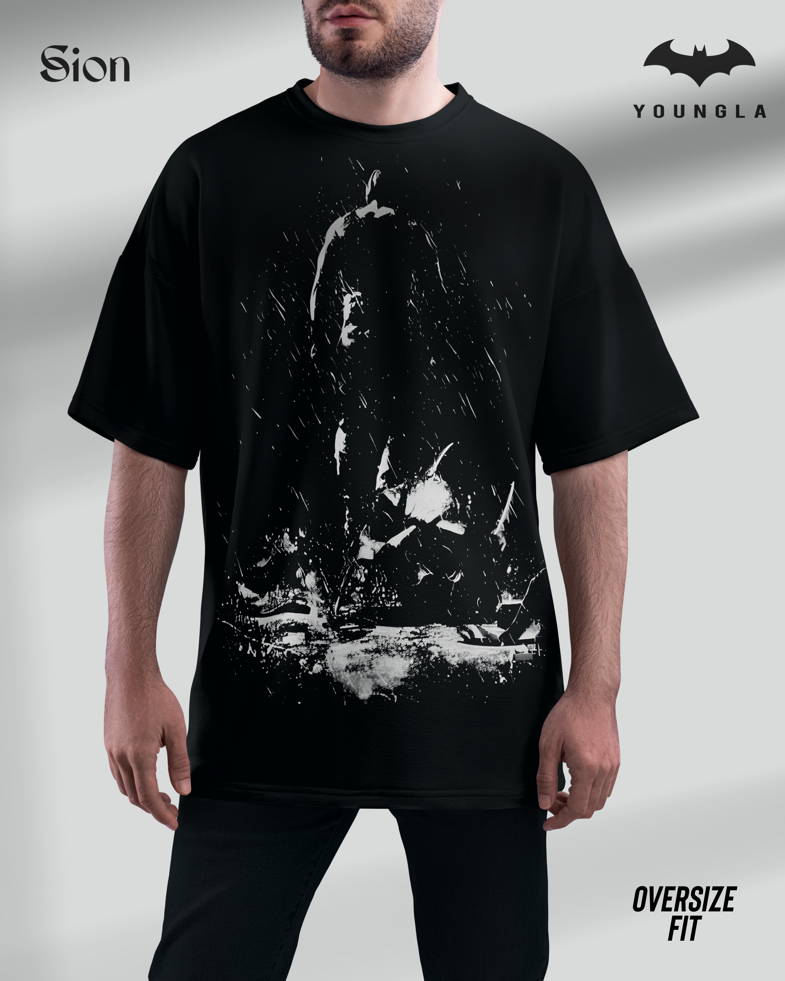 Oversize Tee Mask Batman X Youngla