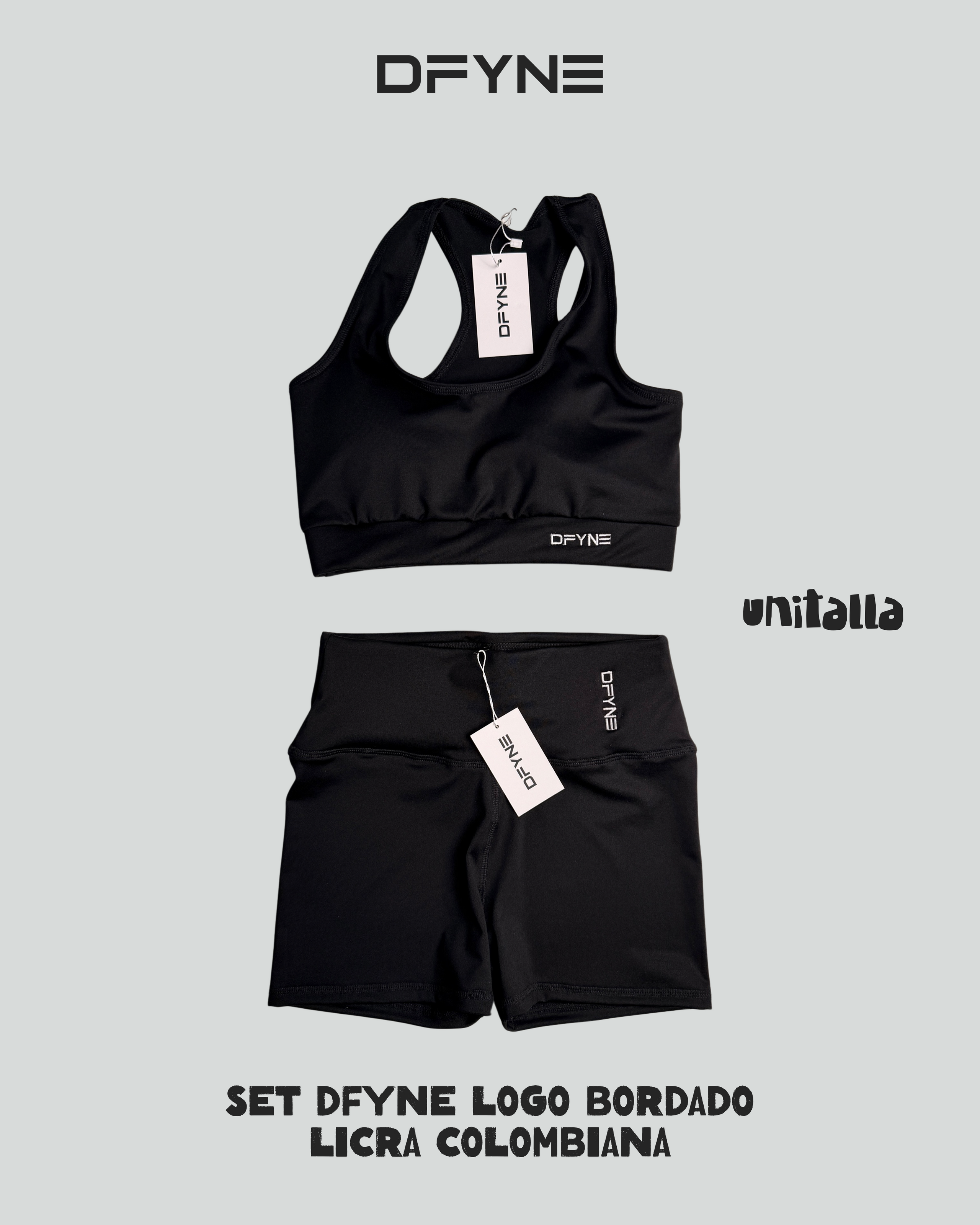Set DFYNE- Licra Colombiana