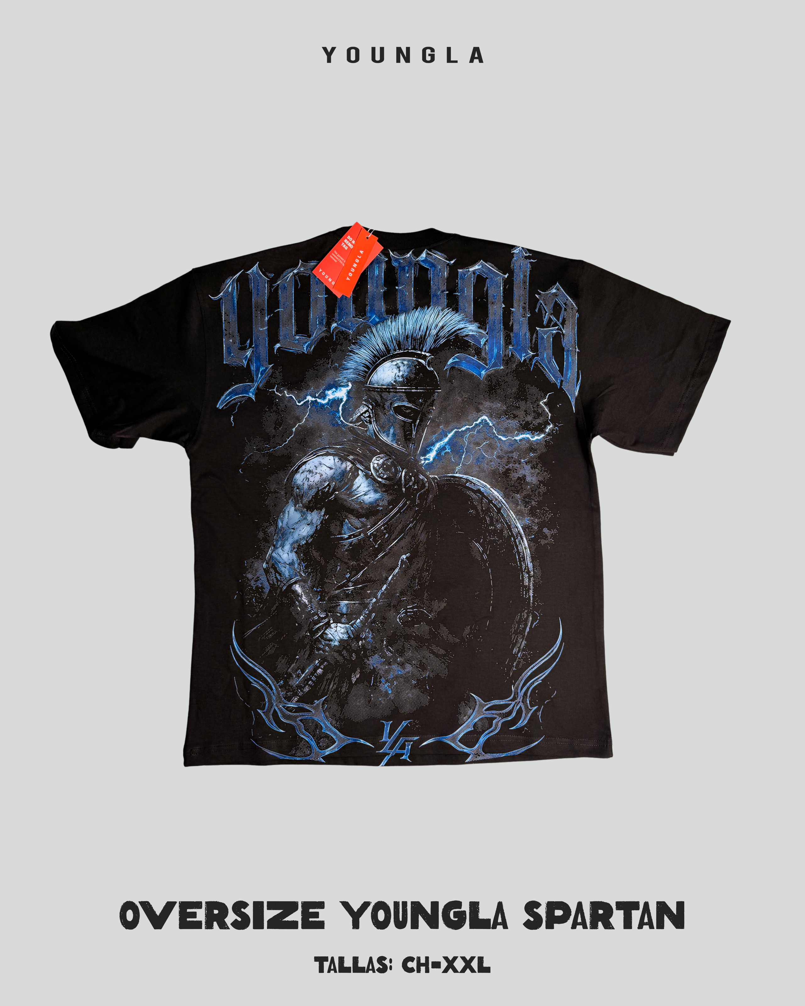 Oversize Axel Spartan Azul- Youngla