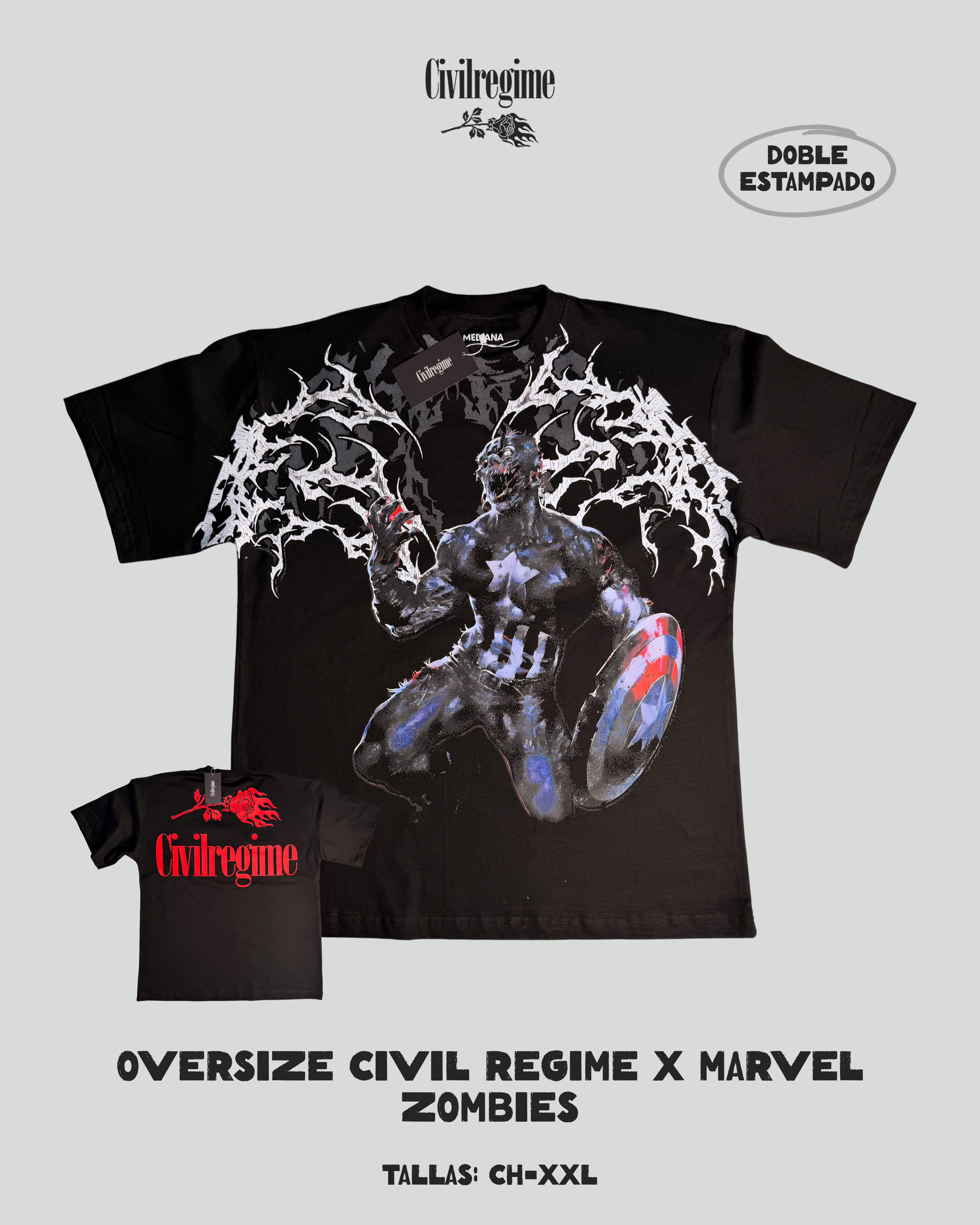 Oversize Zombie Cap- Civil Regime