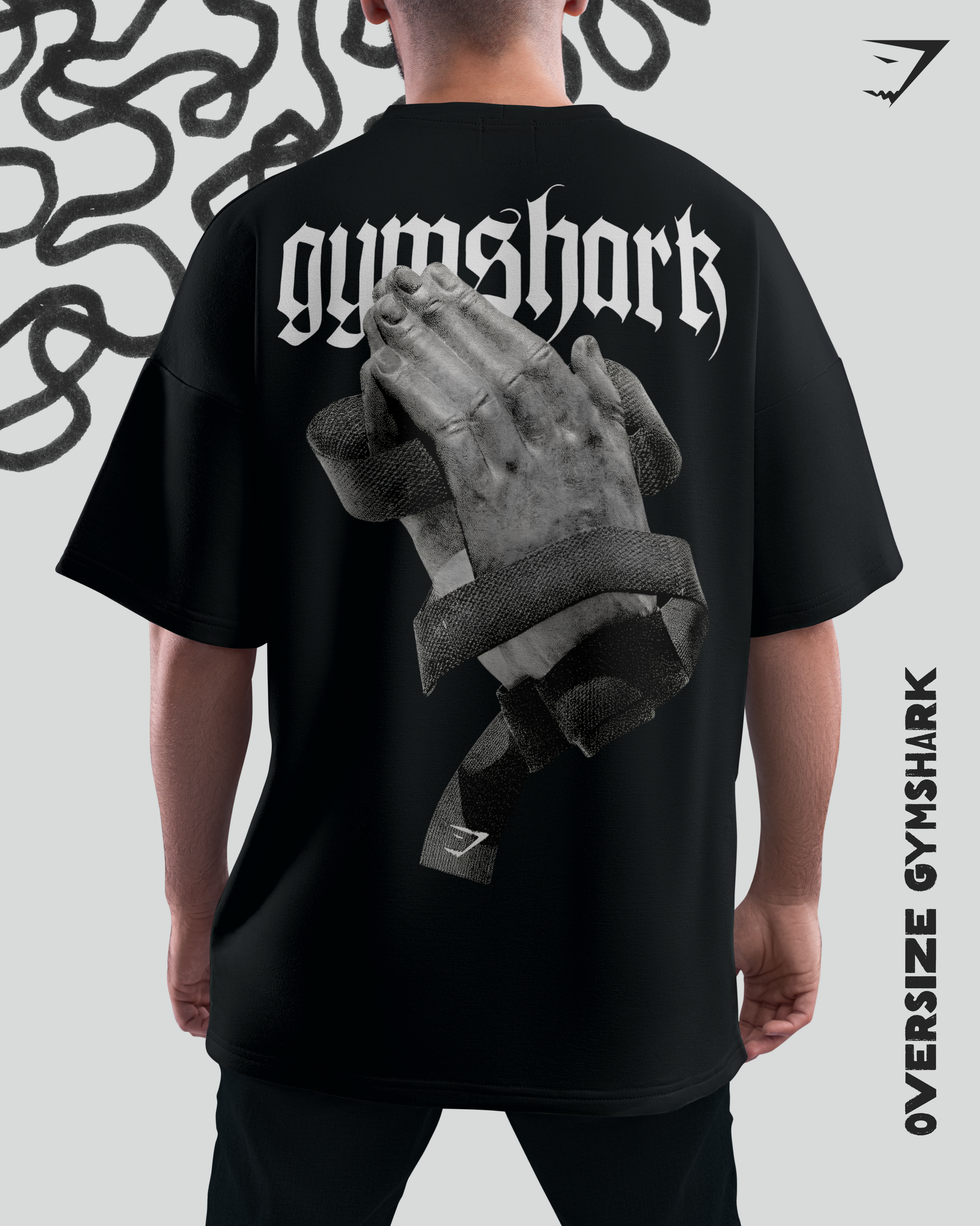 Oversize Prayer Hands- Gymshark