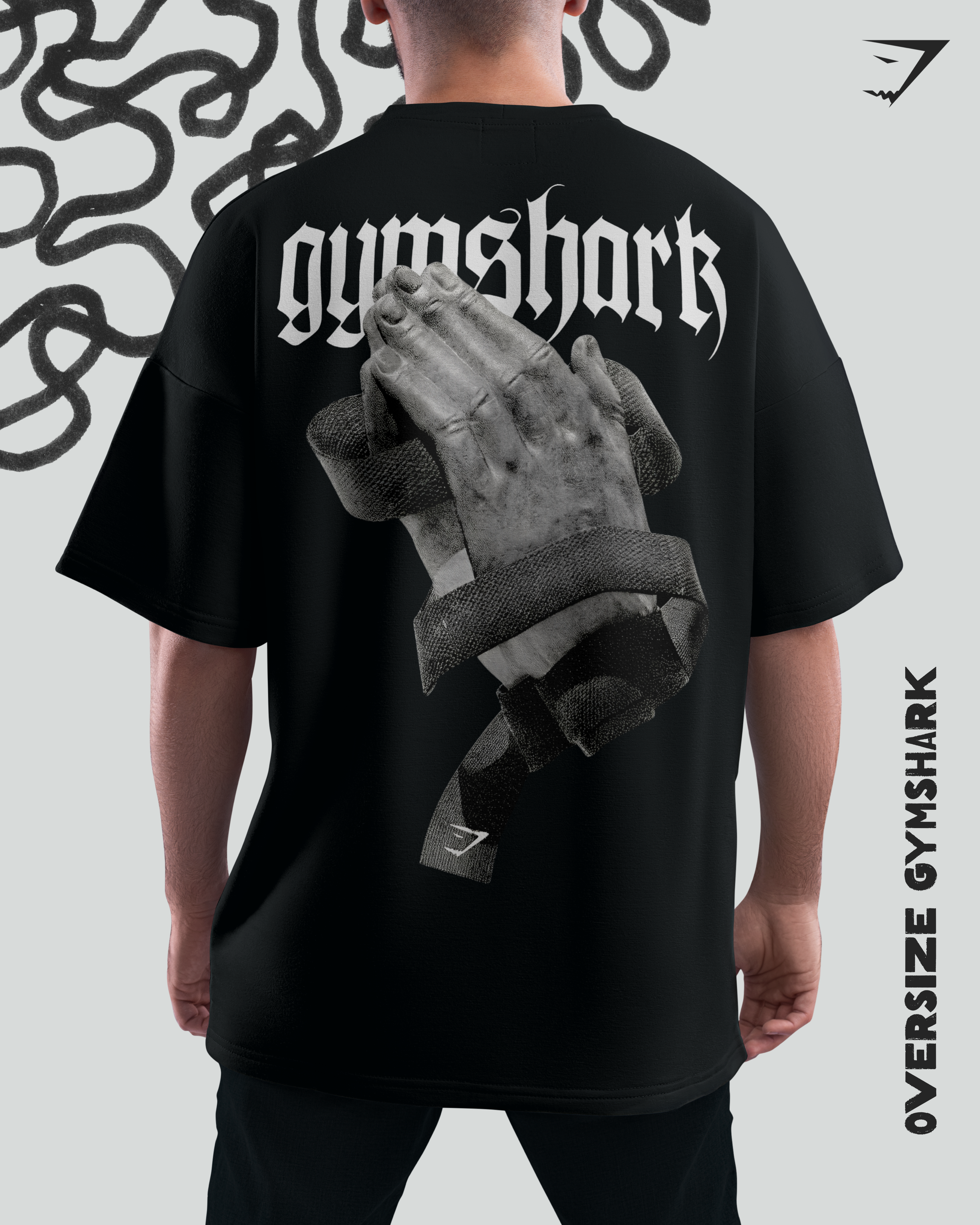 Oversize Prayer Hands- Gymshark