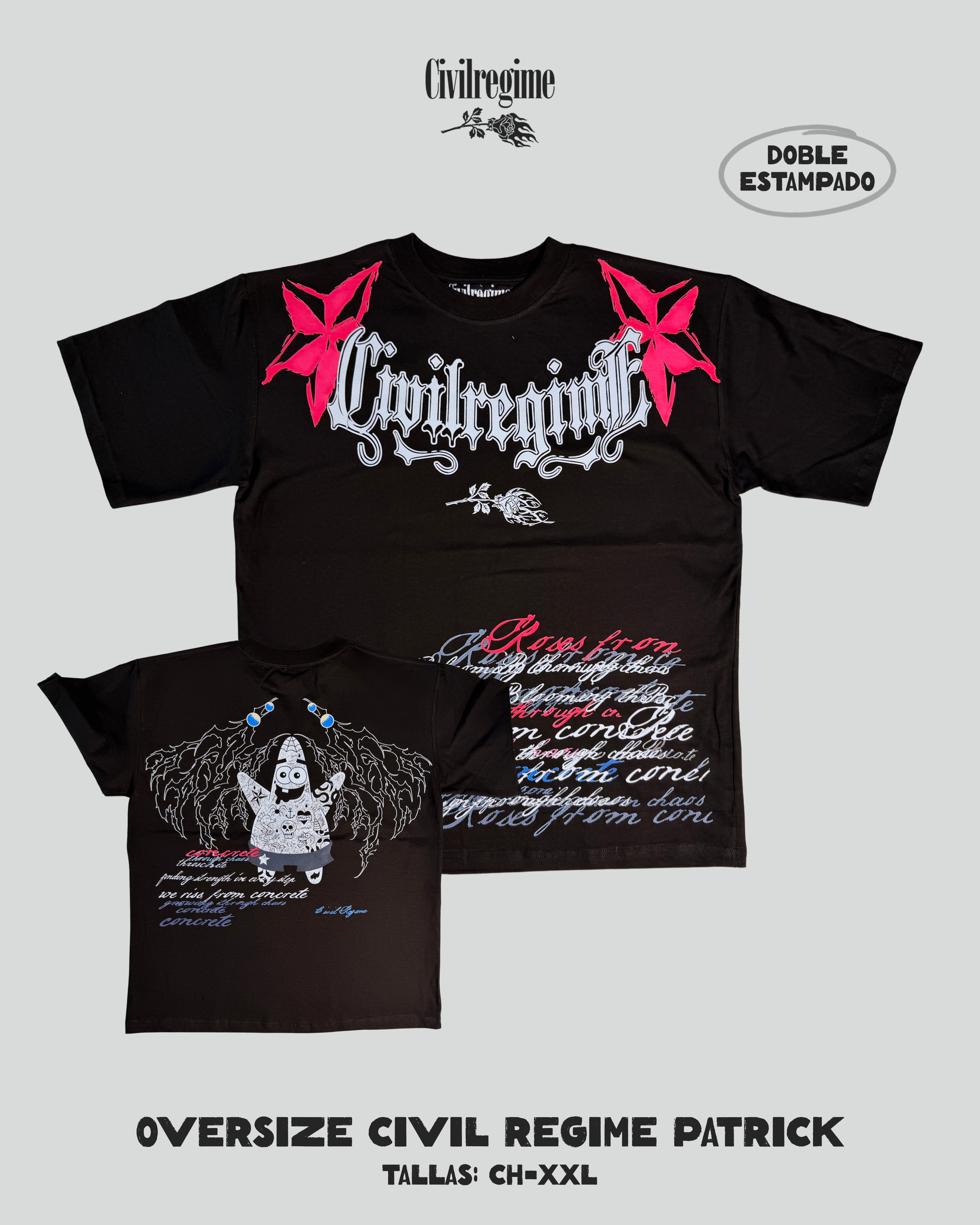 Oversize Patrick- Civil Regime