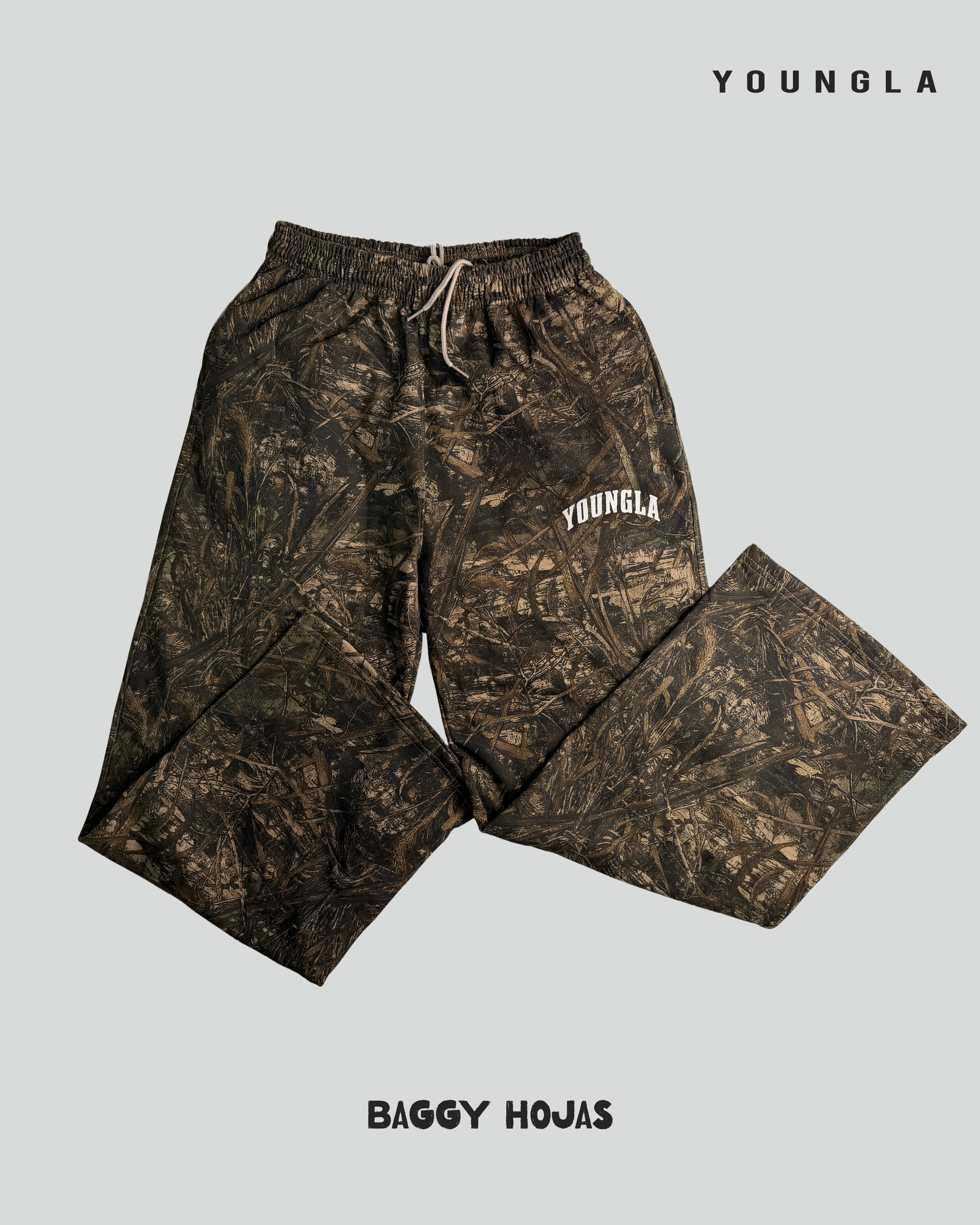 Baggy Camo Hojas- Youngla