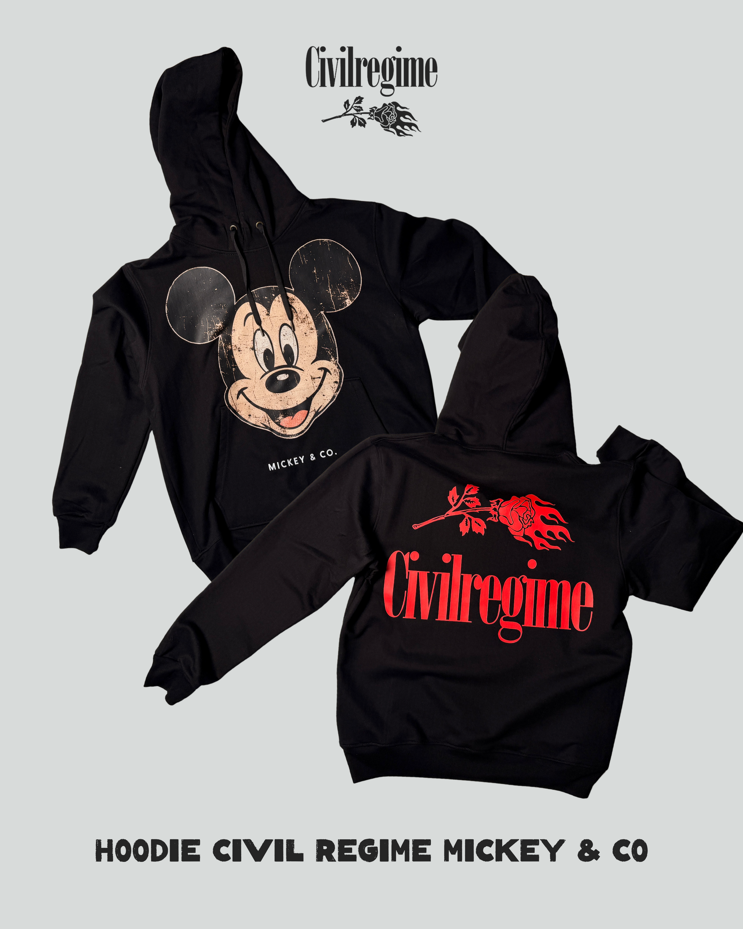 Hoodie Mickey X Civil Regime