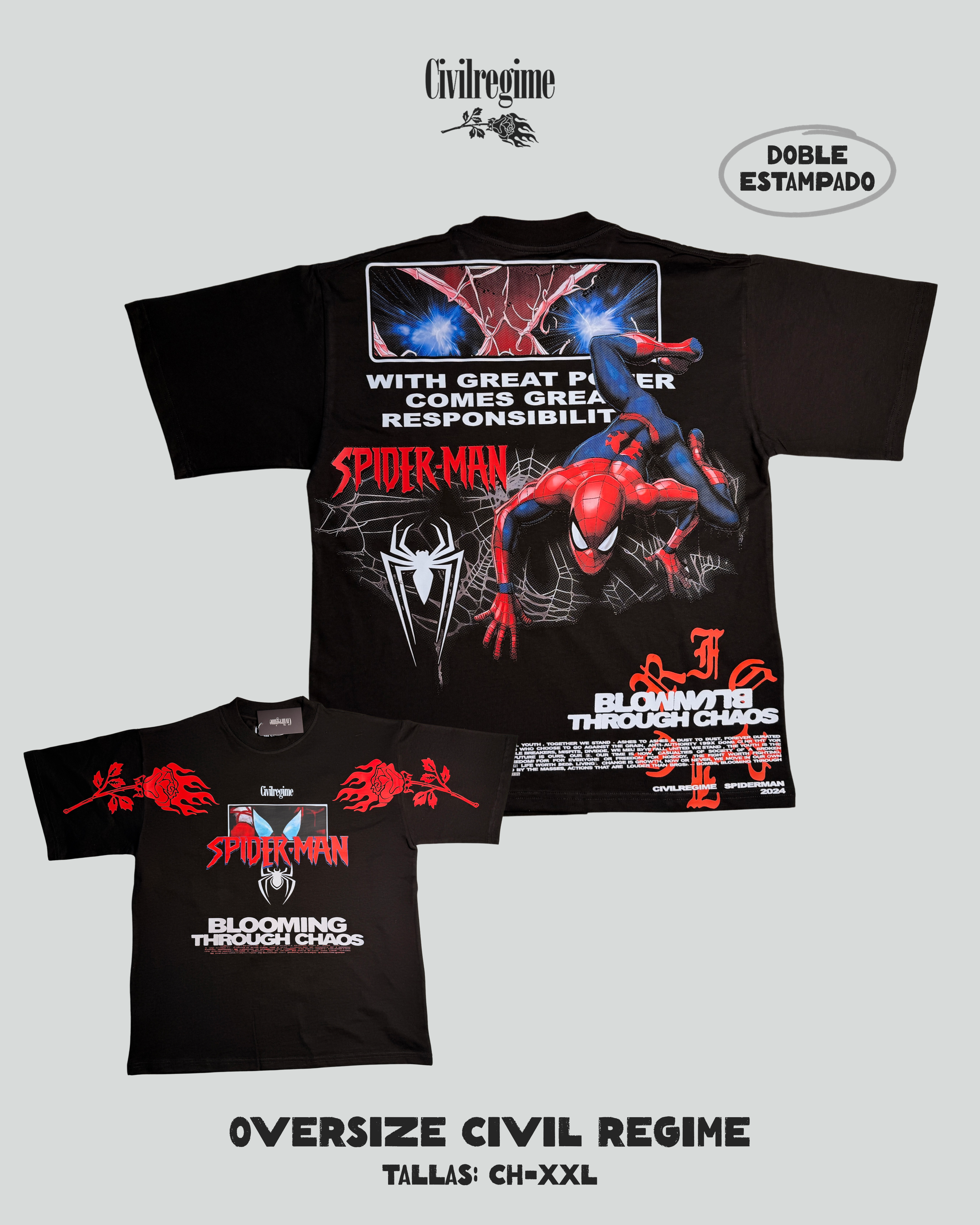 Oversize Spiderman- Civil Regime