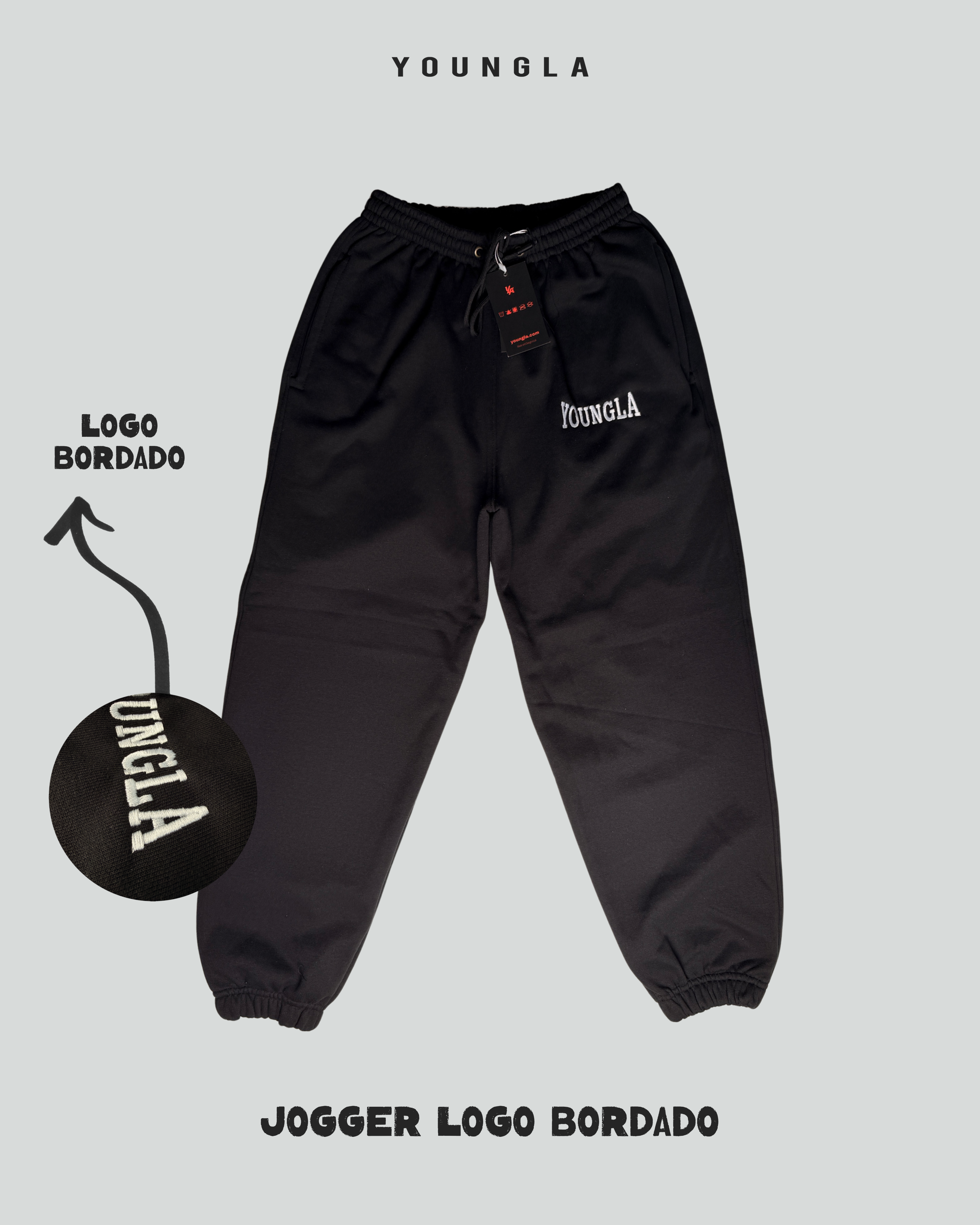Jogger Logo Bordado- Youngla