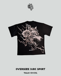 Oversize Wolf and Roses- Darc Sport