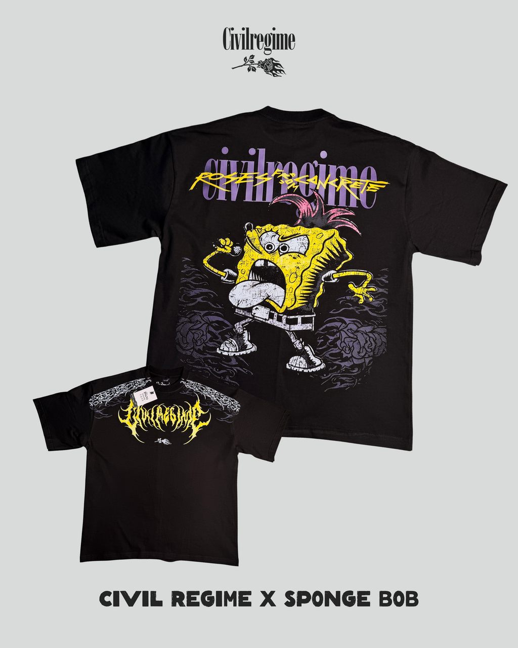 Oversize Civil Regime X Bob Esponja