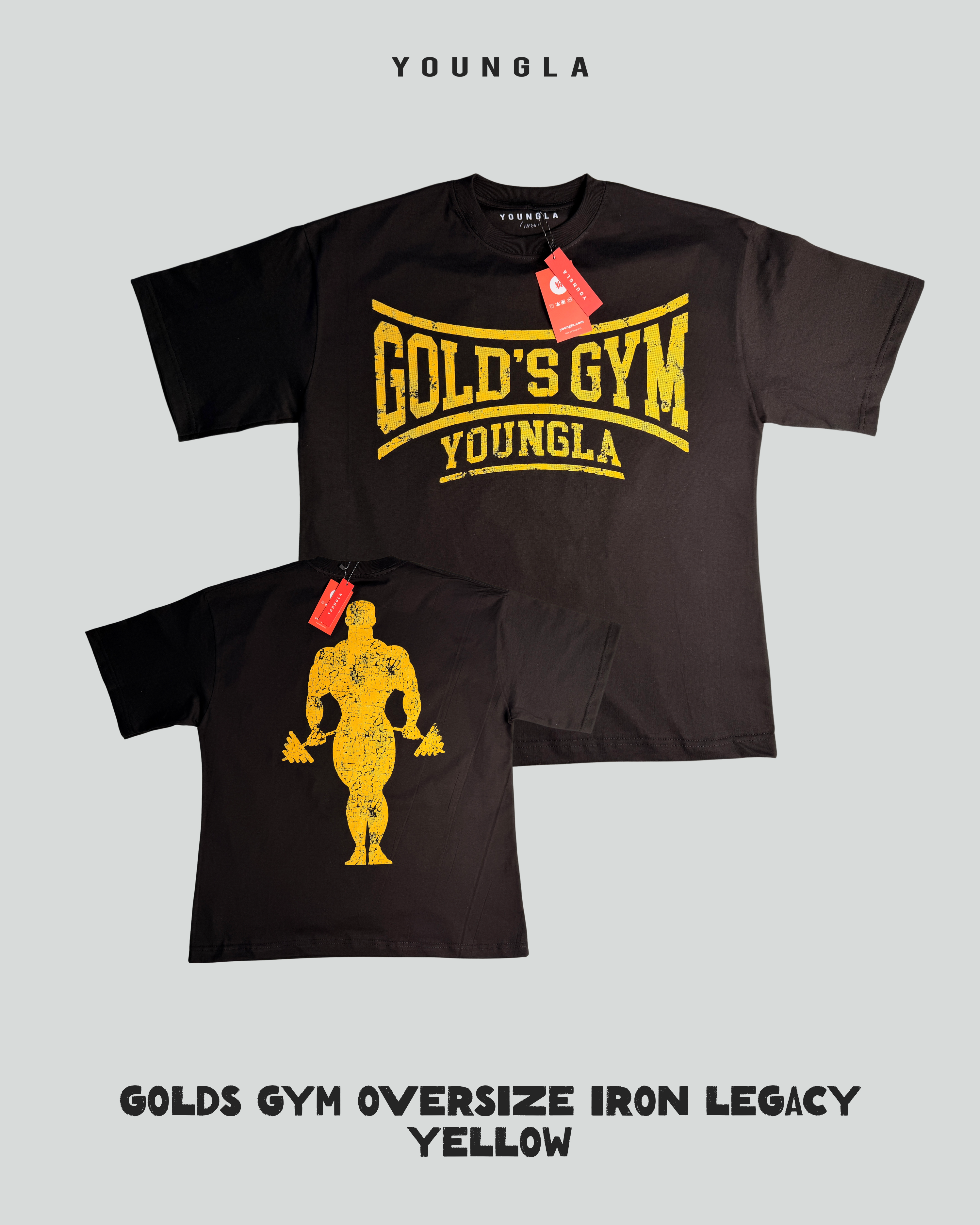 Oversize Iron Legacy- Youngla X Golds Gym