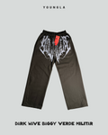 Baggy Dark Wave Verde Militar- Youngla