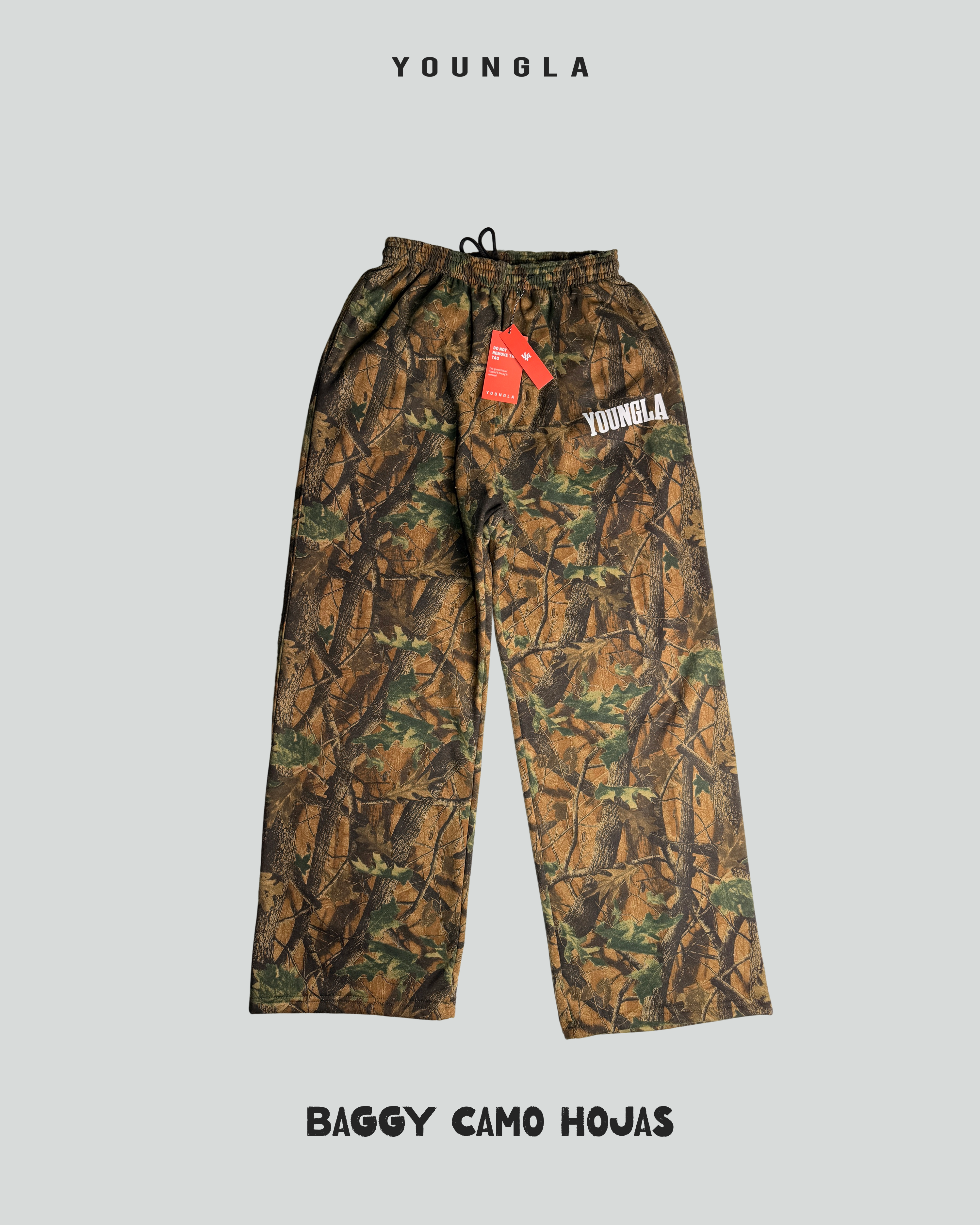 Baggy Camo Hojas- Youngla