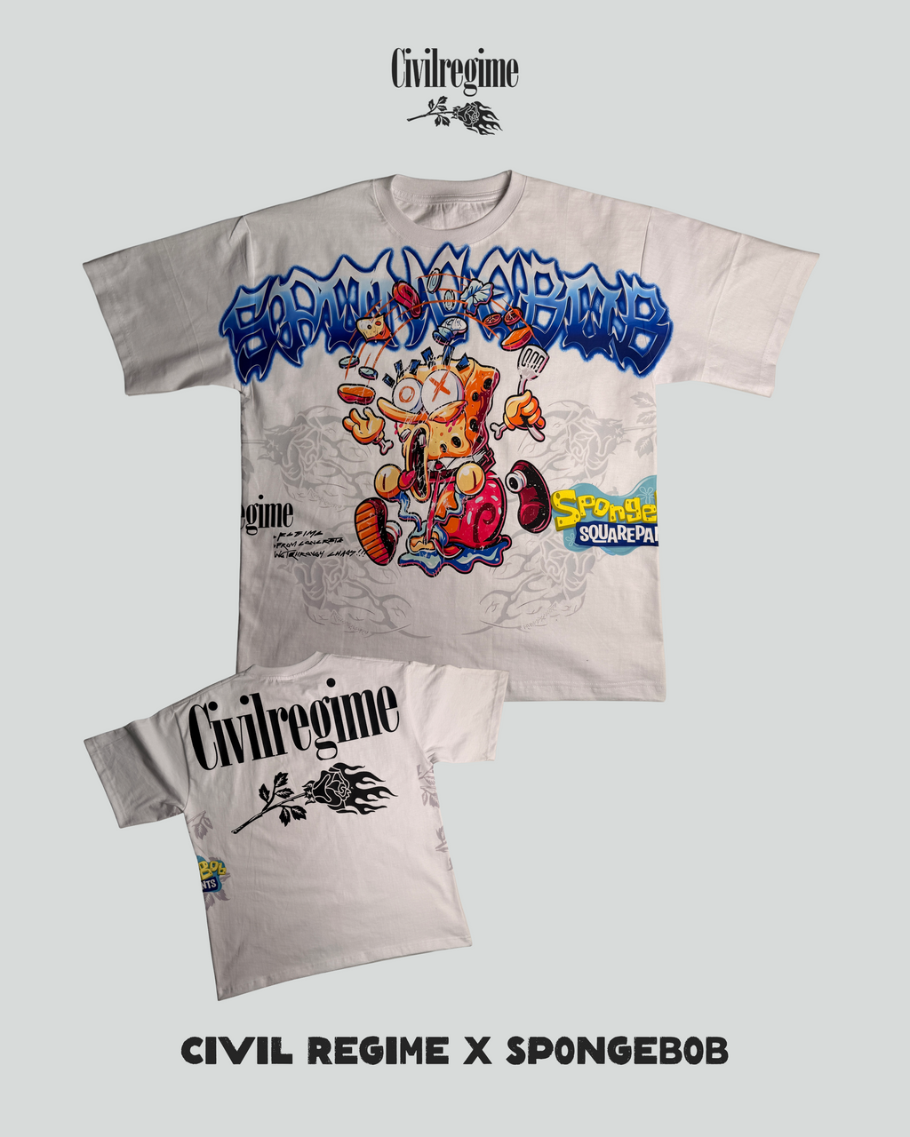 Oversize Civil Regime X Bob Esponja- Bob