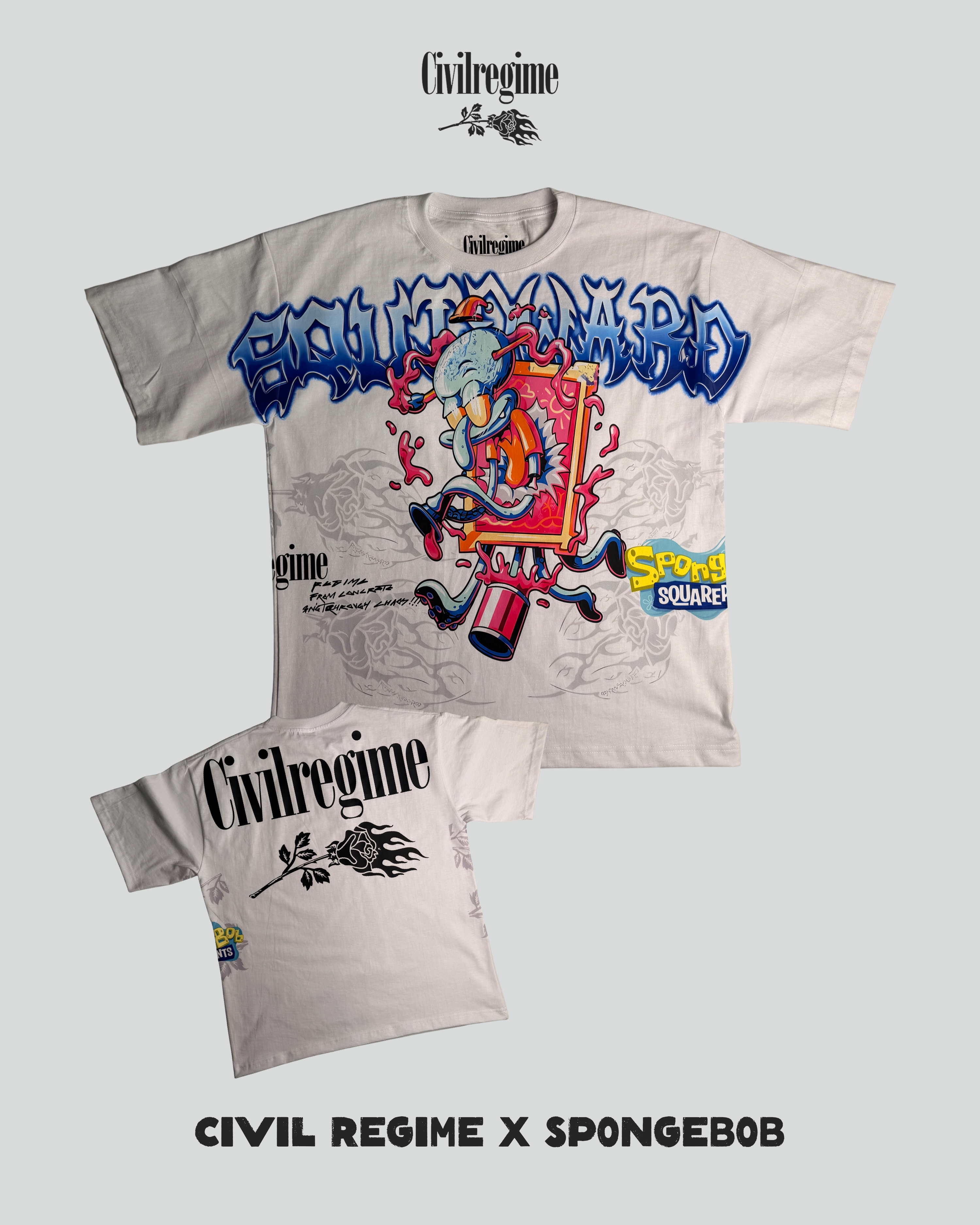 Oversize Civil Regime X Bob Esponja- Calamardo