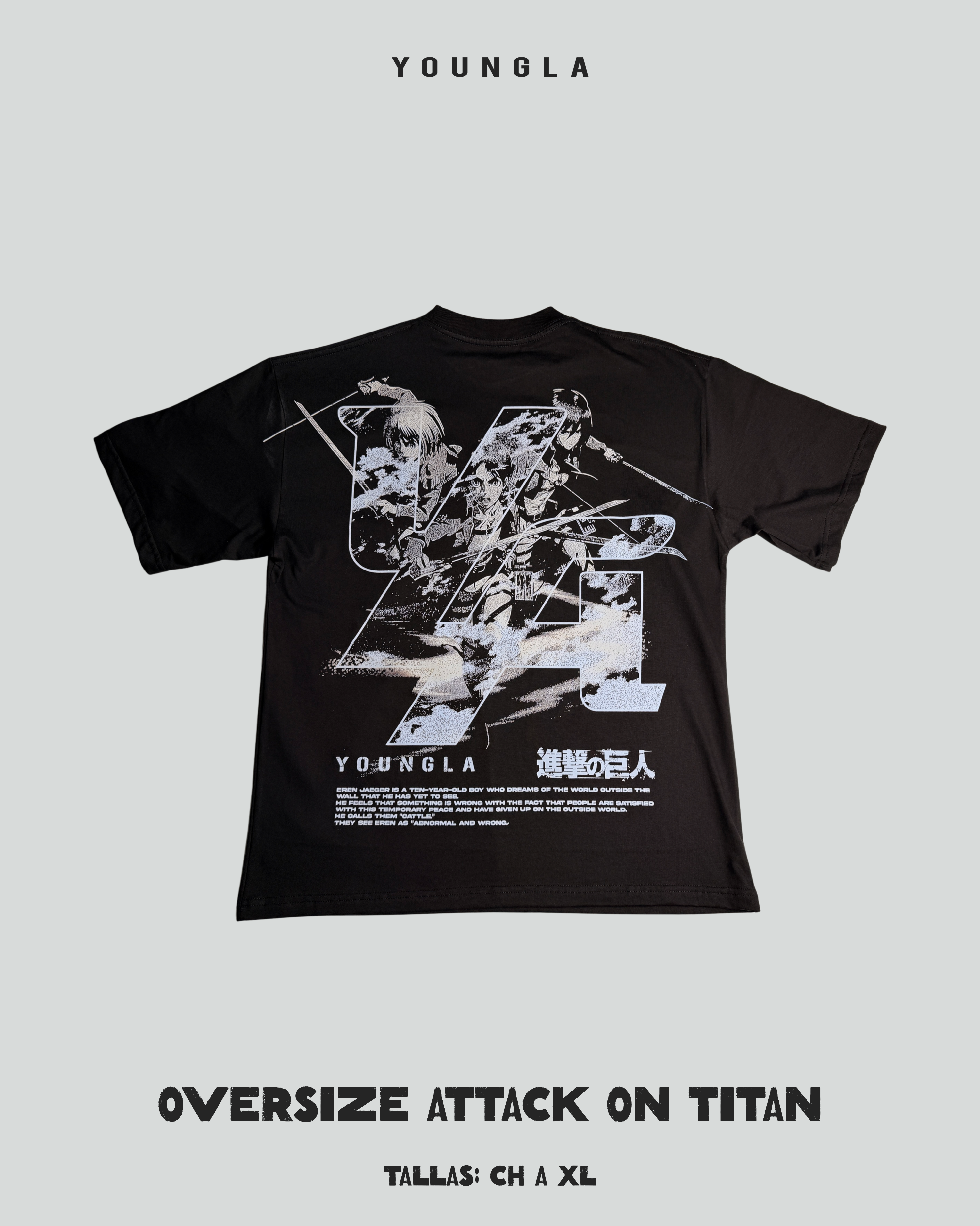 Oversize Attack On Titan- Youngla