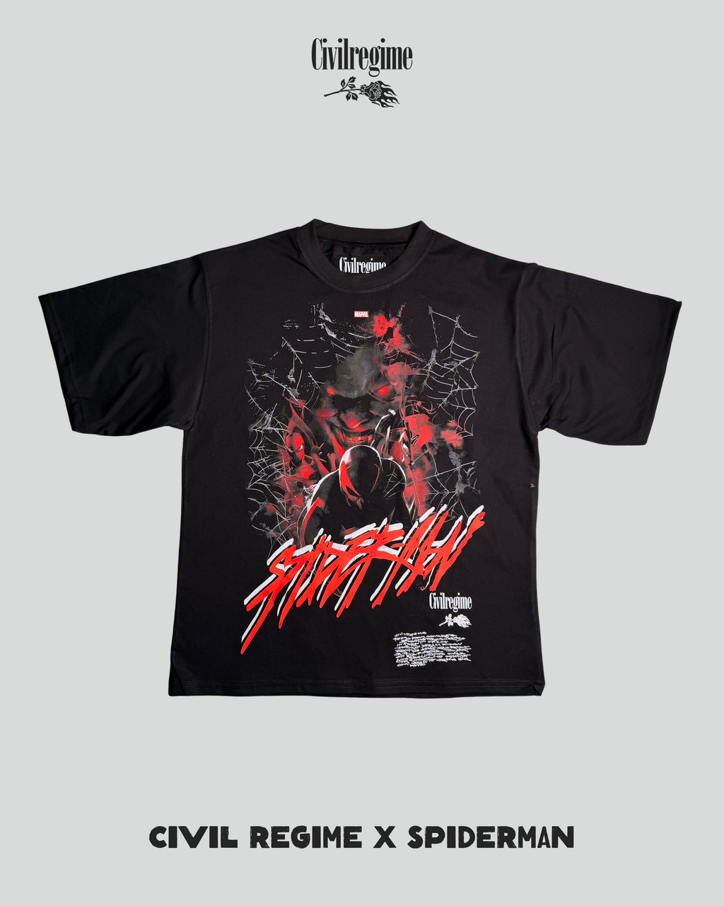 Oversize Civil Regime X Spiderman