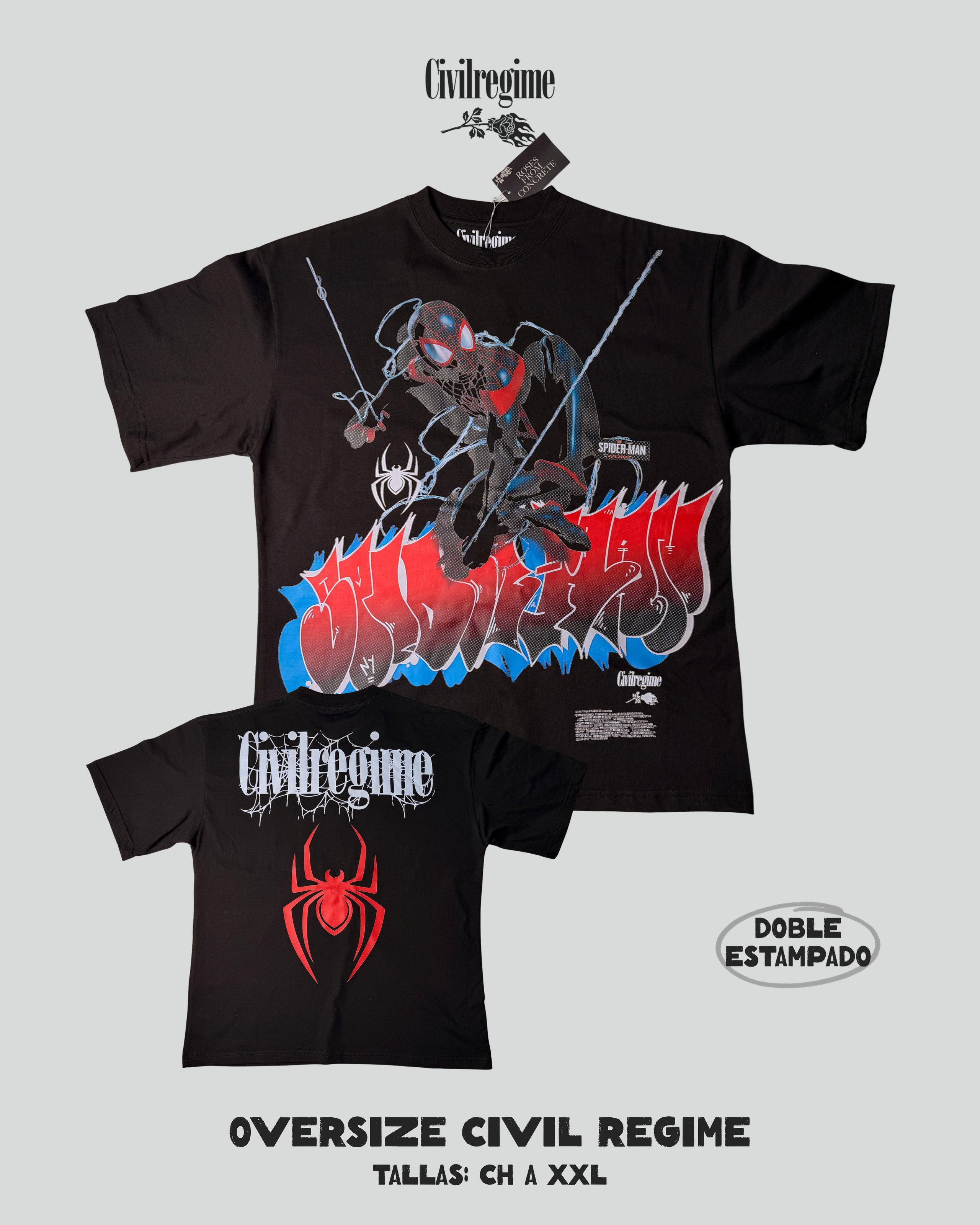 Oversize Spiderman- Civil Regime