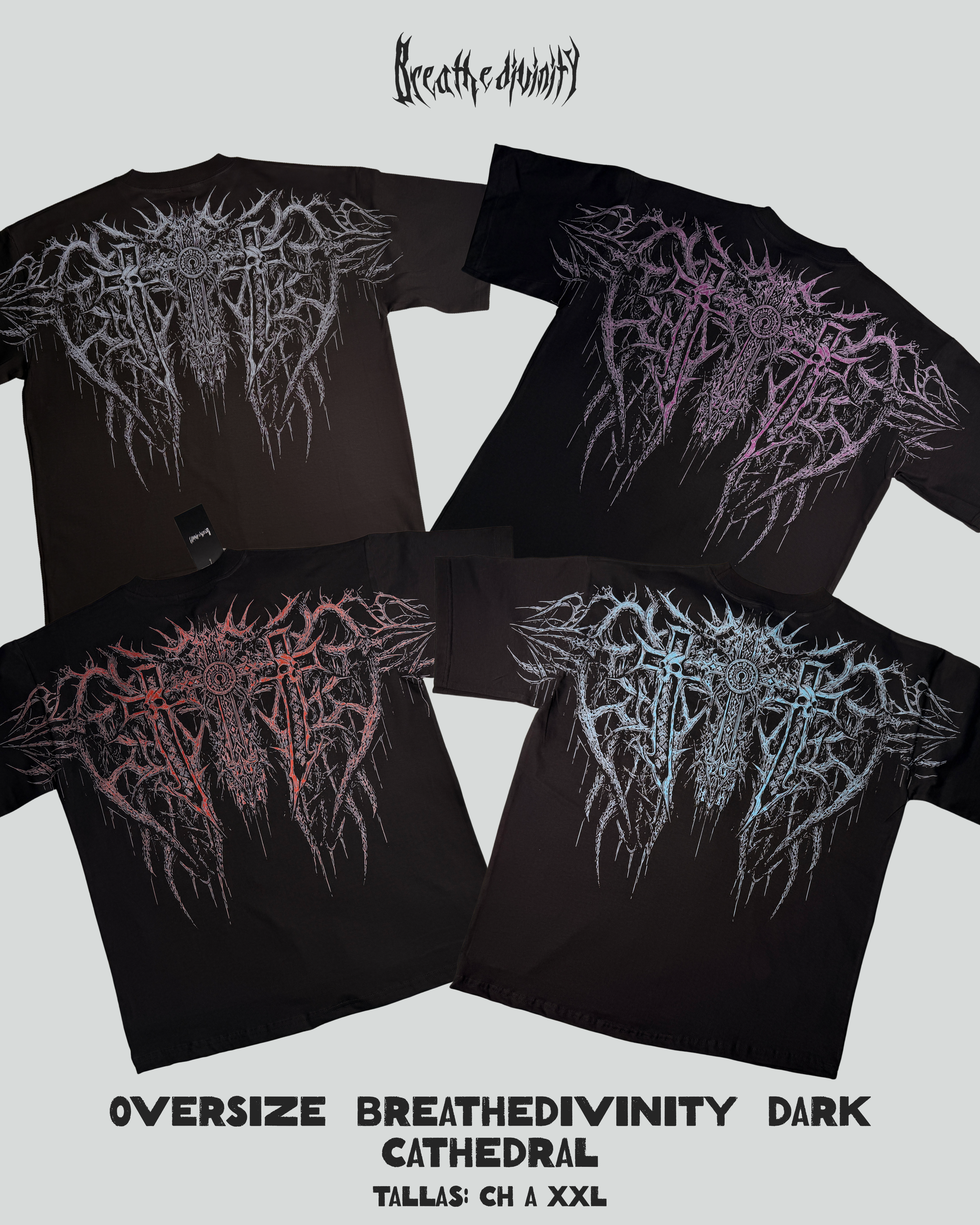 Oversize Dark Cathedral- BREATHEDIVINITY