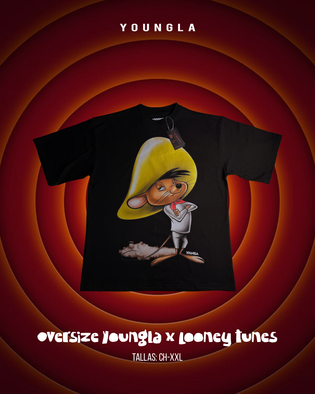 Oversize Speedy- Youngla X Looney Tunes